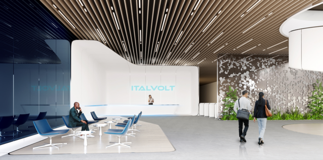 Italvolt Gigafactory Site Rendering - Lobby View